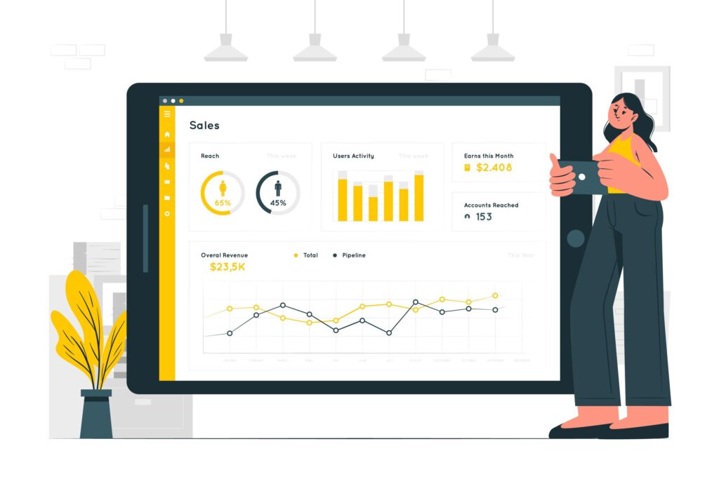 Illustratie van hoe een CMS eruit kan zien